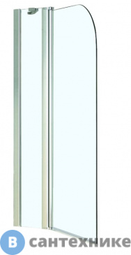 картинка Душевая шторка AZARIO MERRIT AZ-NF6221 1100(700+400)*1400 мм, стекло прозрачное, 6 мм, профиль серебро (AZ-NF6221 1100)