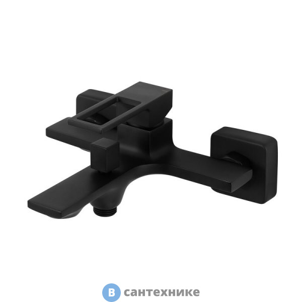 Смеситель BelBagno LUCE LUC-VAS-NERO для ванны и душа, чёрный