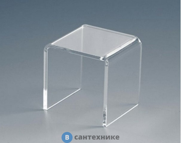 Стул для душевой кабины Deto (плексиглас) (40х30х27 см)