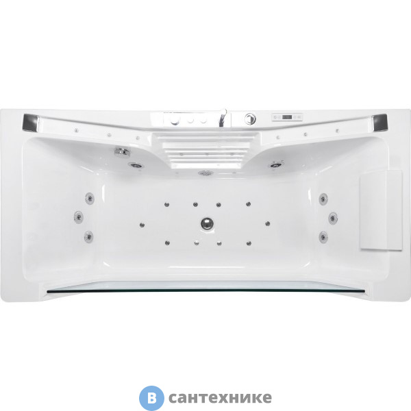 Акриловая ванна Frank F150 пристенная new, гидромассажная