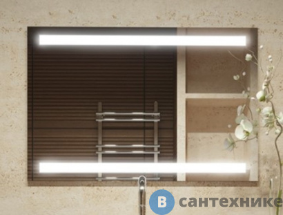 картинка Зеркало CRYSTALINT 01-00153-01 с LED подсветкой ЛЮМИО 70*50