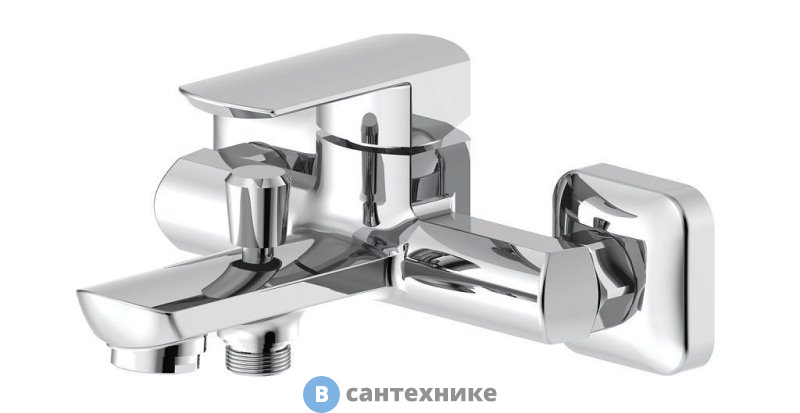 Смеситель Aquanet AF120-20С Cinetic, для ванны, хром (216753)