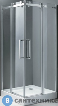 картинка Душевой уголок Cezares STYLUS-O-M-A-2-90-C-Cr 900x900x1950) без поддона