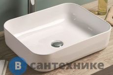Раковина Art & MAX накладная AM-78109, белый, 500х390х130
