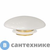 Накладка на слив для раковины ABBER AC0014 белая, керамика
