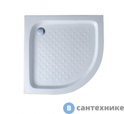 картинка Душевой поддон Cezares TRAY-A-R-90-550-15-W-W0 (900x900x150) без сифона