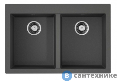 картинка Кухонная мойка OMOIKIRI Bosen 80-2-PL платина (4993843)