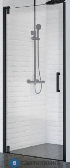 Душевая дверь BelBagno MARMI-B-1-90-С-NERO