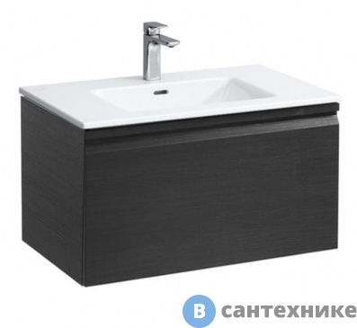 картинка Тумба с раковиной Laufen PRO S 8.6096.4.480.104.1 /80х50х44/ (графит)