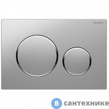 картинка Смывная клавиша Geberit SIGMA 30 115.882.JQ.1 (хром матовый/ хром гланцевый/ хром матовый)