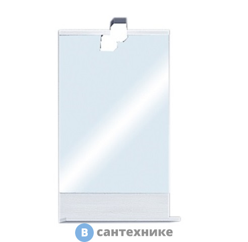 Зеркало Акватон БЕККА 50 /50х85х14 / (дуб сомерсет) (1A214202BAC20)
