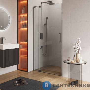 картинка Душевая дверь CEZARES SLIDER-B-1-100/110-C-GM