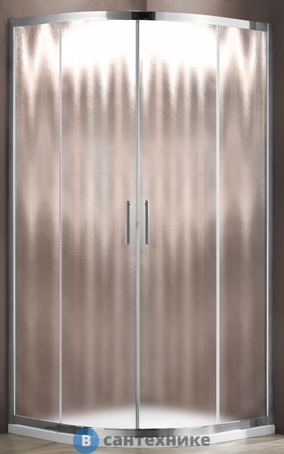 Душевой уголок Vincea Garda VSQ-1G100CH, 1000*1000, хром, стекло шиншилла, без поддона