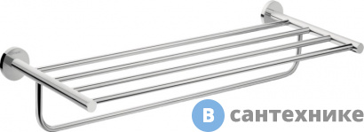 картинка Вешалка Hansgrohe 41720000 Logis с держ-м д/ полотен.