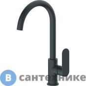 Смеситель Haiba HB70590-7 для кухни, чёрный