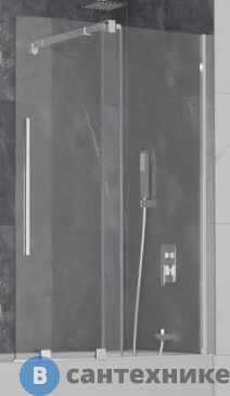 картинка Шторка на ванну RGW SC-47 хром/прозрачное/6 мм 100*150 (41114710-11)