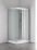 Душевая кабина Loranto CS-5180-13R F, 100*80*215 низкая, белая, прямоугольная, стекло 4 мм, поддон 13 см