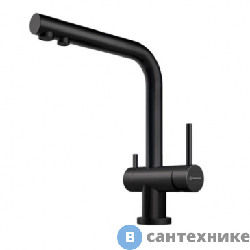 картинка Смеситель OMOIKIRI Nagano-GB для кухни графит (4994284)