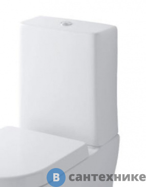 картинка Смывной бачок TOTO MH 390х173х437мм, подключение сзади, белый (SW10044G1#W)