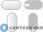 картинка Зеркало Aquanet Контур 600х1200 LED TX овал, черный (367645)