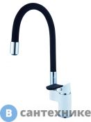 Смеситель Diadonna D87437114BL для кухни с гибким изливом чёрный