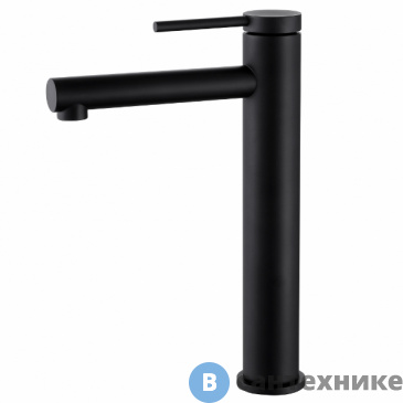 картинка Смеситель ABBER Emotion AF8811B для накладной раковины, чёрный матовый