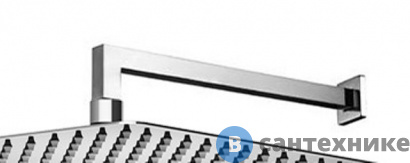 картинка Кронштейн Gattoni Bracci Doccia для верхнего душа 400мм, хром (BRPEQ400)