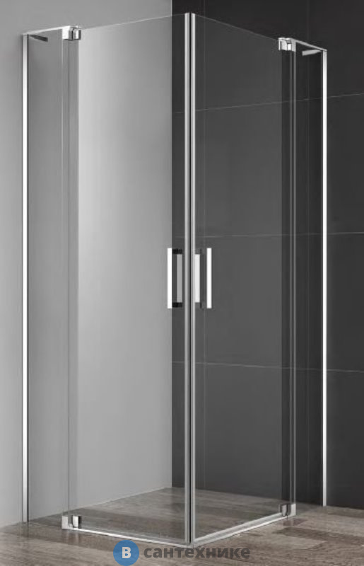 Душевой уголок Cezares SLIDER-A-2-100/110-C-Cr, без поддона