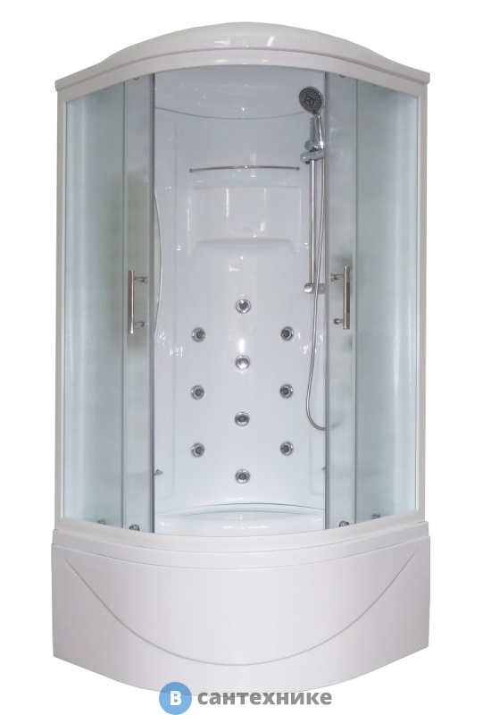 Душевая кабина Royal Bath RB 100NRW-C 1000x1000x2170 (матовое)