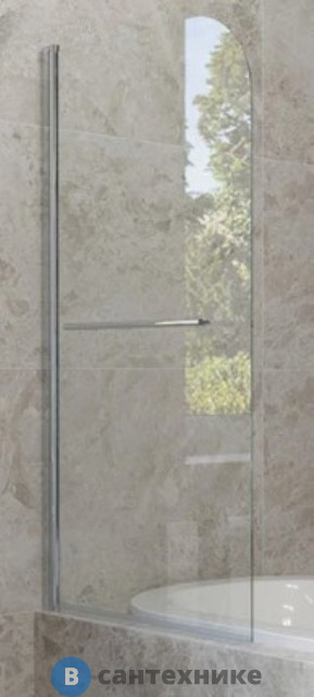 Душевая шторка Veconi PL-79 PL79-90-01-C4 стекло прозрачное/5 мм