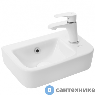 картинка Раковина WELTWASSER AISBACH 10100 R подвесная (375х245х135)