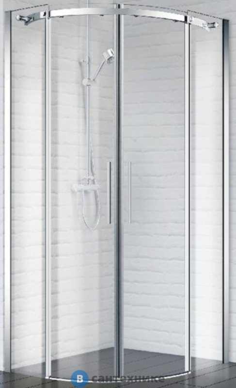 Душевой уголок BelBagno ACQUA-R-2-90-C-Cr (900x900) (885-900)x(885-900)x1950 без поддона