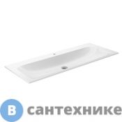 Умывальник Keuco PLAN керамический, для смесителя на 1 отверстие, 1208x17x494 мм, белый (32980311201)