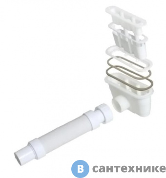 картинка Сифон с гидрозатвором Cezares TRAY-AS-01 для поддона