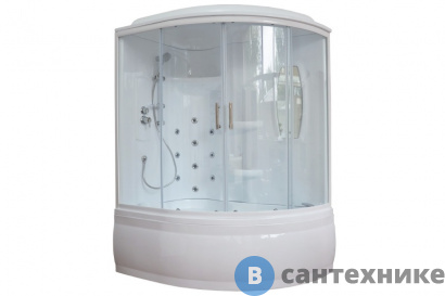 картинка Душевая кабина Royal Bath RB 170ALP-T L 1700x1000x2250 (прозрачное) (RB170ALP-T-L)