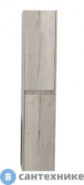 картинка Шкаф BelBagno KRAFT KRAFT-1600-2A-SC-RGB-R подвесной с двумя распашными дверцами с доводчиками, с двумя полками, правост. Rovere Galifax Bianco, 330x300x1600