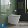 картинка Унитаз BelBagno DUE 2.0 подвесной безободковый с сиденьем дюропласт soft close BB7107CHR/SC