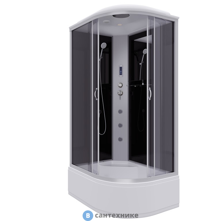 Душевая кабина Niagara NG-2510-14LF (1200х800х2150) высокий поддон, стекло тонированное