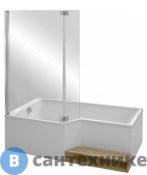 Шторка Jacob Delafon E4930-GA д/ванны BAIN-DOUCHE NEO (хром)