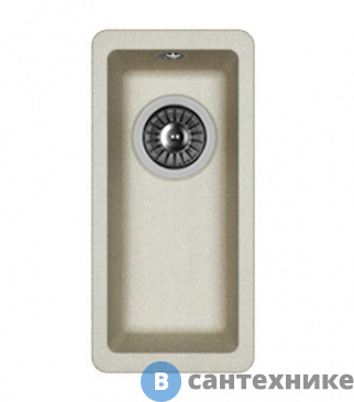 картинка Кухонная мойка FLORENTINA Вега 160, грей FS (22.300.00160.305)