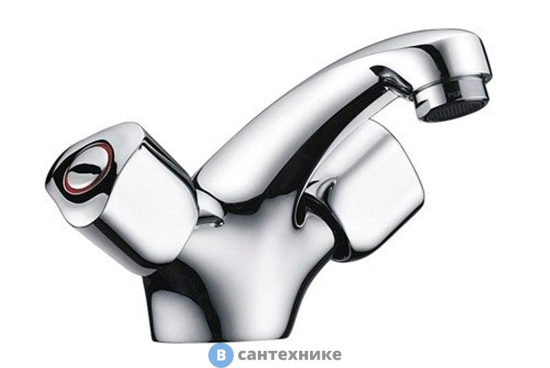 Смеситель WasserKRAFT Amper 2903  для раковины латунь, хромоникелевое покрытие