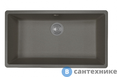 картинка Кухонная мойка FLORENTINA Вега 700, чёрный FG (22.435.E0700.102)