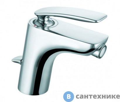 картинка Однорычажный смеситель Kludi BALANCE 522160575 для биде, с донным клапаном