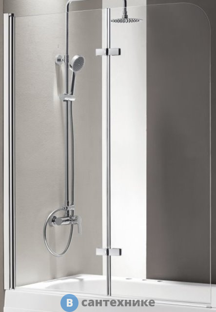 Шторка Cezares ECO-O-V-21-120/140-C-Cr на ванну (1200x1450)