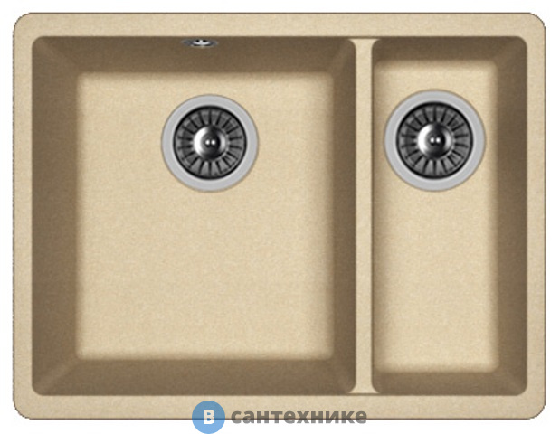Кухонная мойка FLORENTINA Вега 335/160, бежевый FG (22.325.D0510.104)