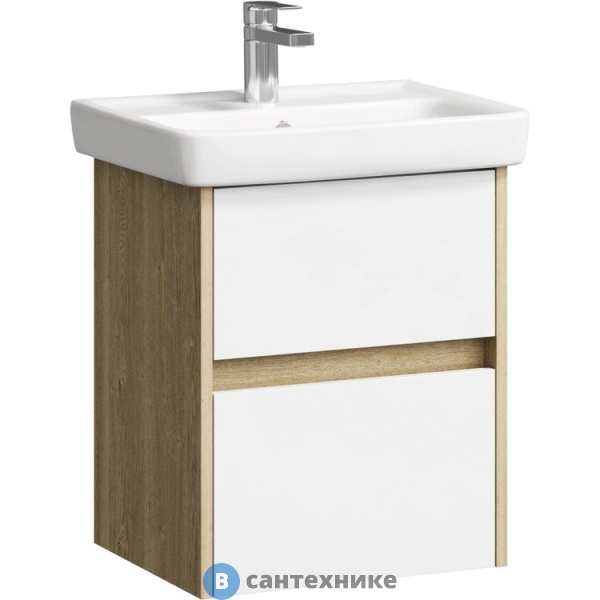 Тумба под раковину Aqwella CITY 50 CI0105DB (подвесная, дуб балтийский)