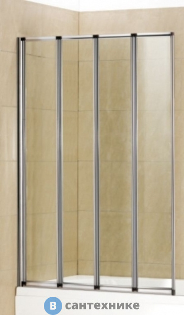 Шторка на ванну WELTWASSER WW100 100ZA4-80 800х1400 мм