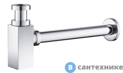 картинка Сифон Timo 959/00L chrome для раковины