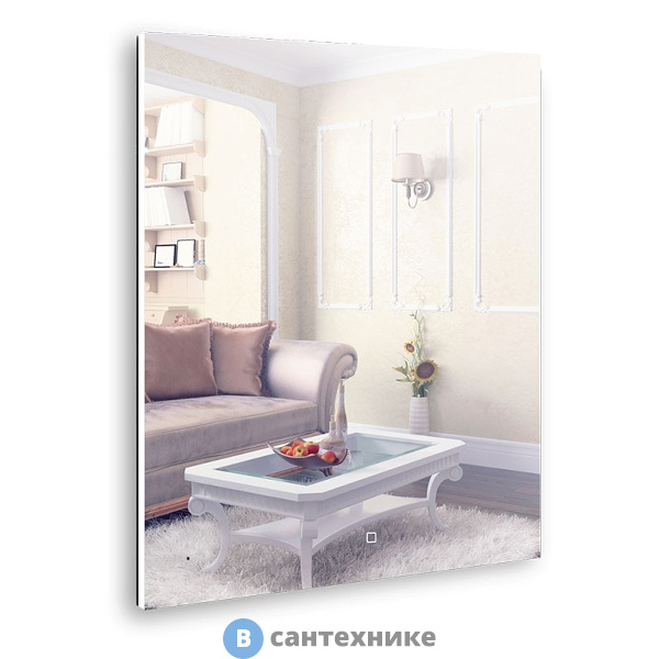 Зеркало AZARIO Алмина 600х800 (сенсорный выключатель) (ФР-1541)