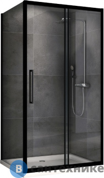 картинка Душевой уголок ABBER Schwarzer Diamant AG30120BH-S90B без поддона